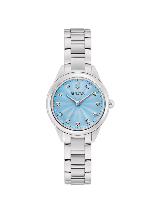 Bulova bulova Zegarek 96P250 Srebrny