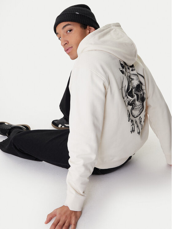 RVCA RVCA Mikina All Seeing Hoodie EVYSF00133 Béžová Regular Fit