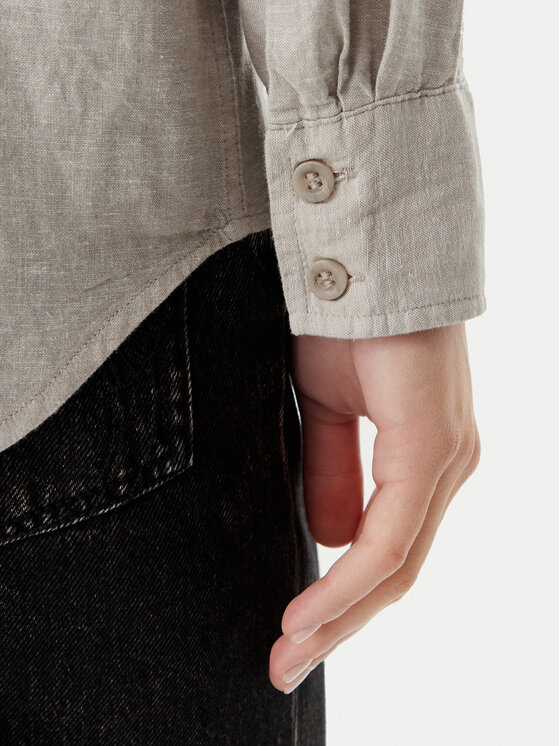 Vero Moda Vero Moda Košeľa Linn 10305085 Sivá Relaxed Fit