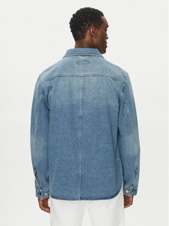 Michael Kors Michael Kors Kurtka jeansowa CR5900PFAU Niebieski Regular Fit