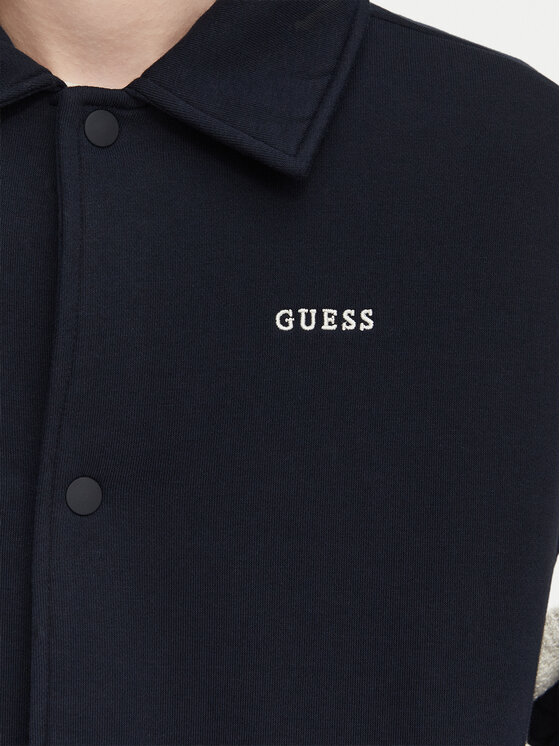 Guess Guess Bomber V6YL07 K4293 Blu scuro Regular Fit