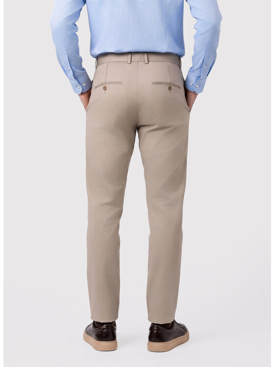 Pako Lorente Pako Lorente Chinosy P26WF-WX-003 Beżowy Regular Fit