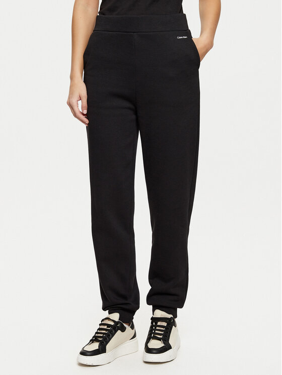 Calvin Klein Calvin Klein Teplákové kalhoty K20K208330 Černá Relaxed Fit
