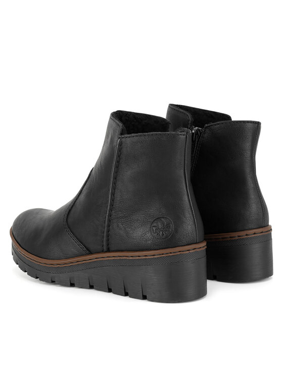 Rieker Rieker Botine X9165-00 Negru