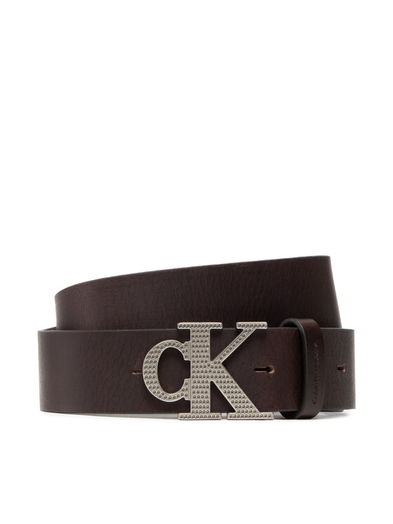Calvin Klein Jeans Calvin Klein Jeans Pásek Perf Mono Hardware Belt 35mm K50K508894 Hnědá