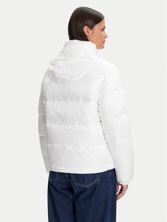 Tommy Jeans Tommy Jeans Zimska jakna DW0DW21619 Bijela Relaxed Fit