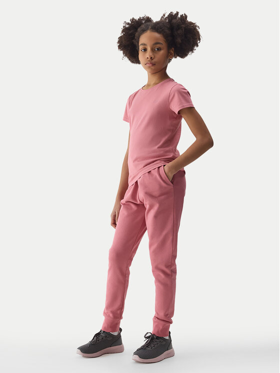 4F 4F Melegítő alsó 4FJWSS24TTROF587 Rózsaszín Regular Fit