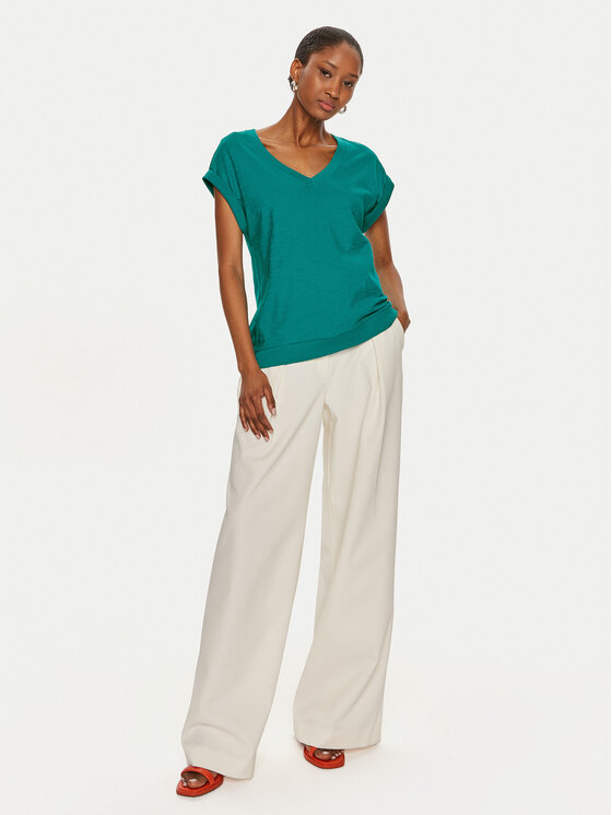 United Colors Of Benetton United Colors Of Benetton Majica 3BVXD401B Zelena Regular Fit