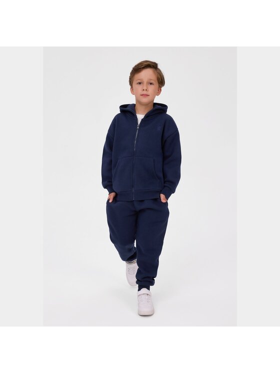 minoti minoti Komplet dresowy 33FLEECE294 Granatowy Regular Fit