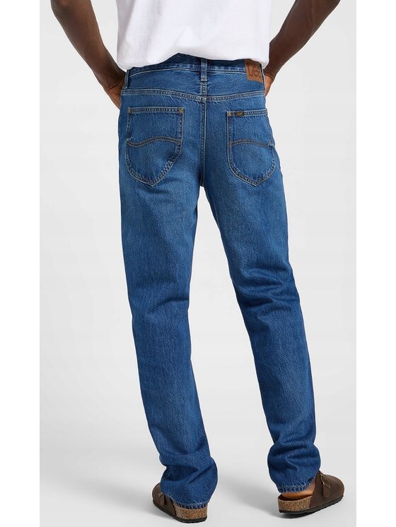 Lee Lee Jeansy West Niebieski Relaxed Fit