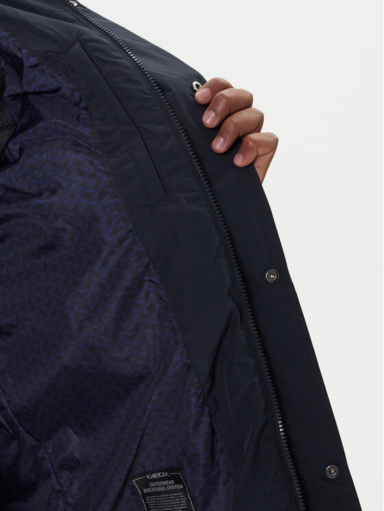 Geox Geox Giubbotto invernale Pieve M5628N T3270 F1624 Blu scuro Regular Fit