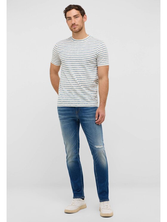 Mustang Mustang T-shirt Style Austin Blu Regular Fit