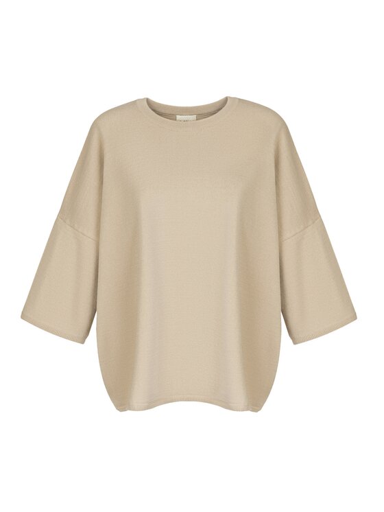 Le Collet Le Collet Bluzka PENIDA Beżowy Oversize