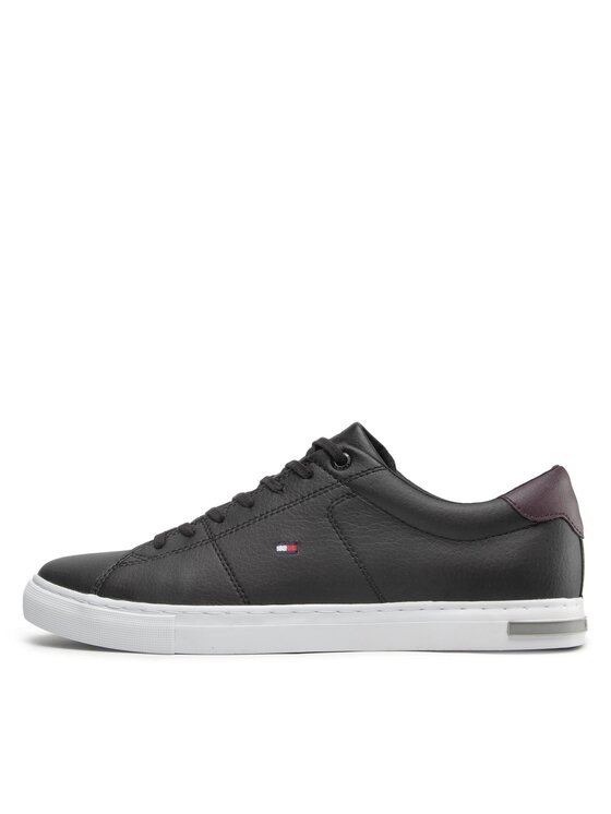 Tommy Hilfiger Tommy Hilfiger Sneakers Essential Leather Detail Vulc FM0FM04047 Negru