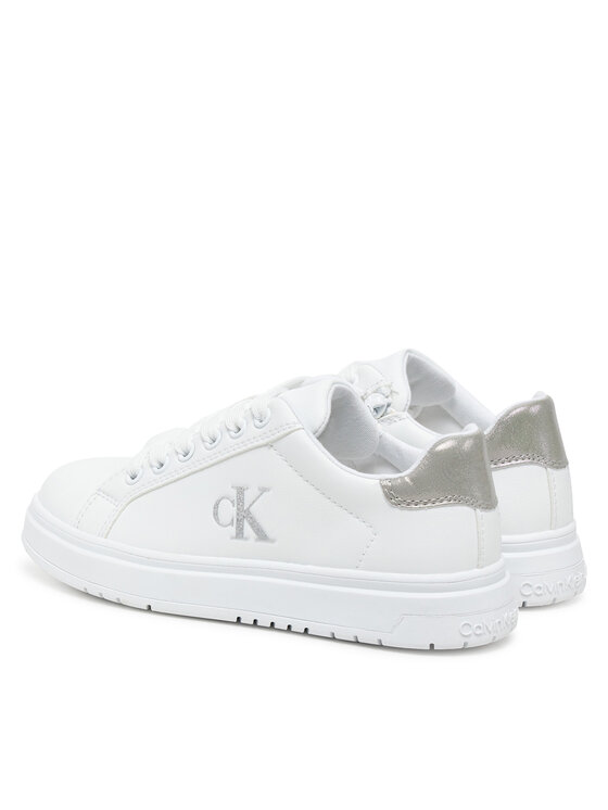 Calvin Klein Jeans Calvin Klein Jeans Laisvalaikio batai Low Cut Lace-Up Sneaker V3A9-82013-1355 M Balta
