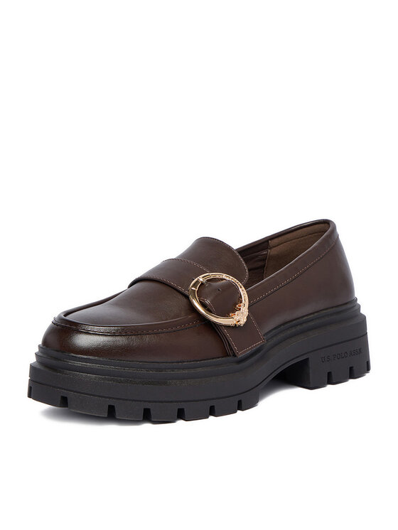 U.S. Polo Assn. U.S. Polo Assn. Loafersy EO-SVETA001W/GY1 Tmavě hnědá