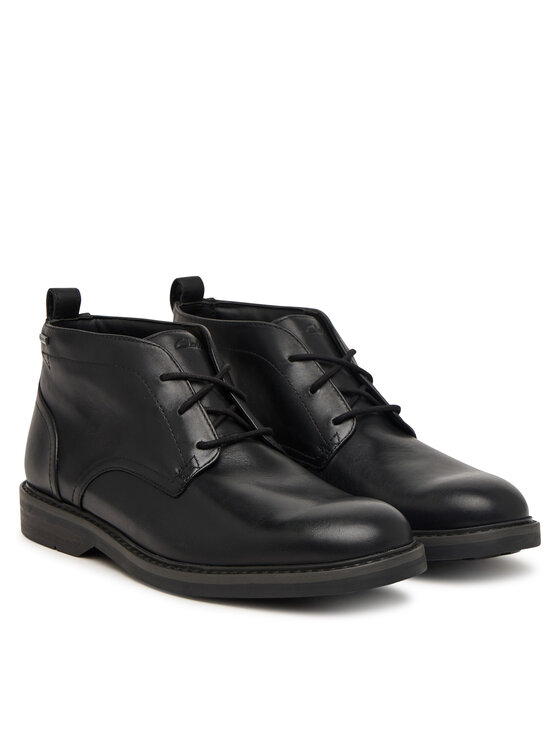 Clarks Clarks Gležnjače Aldwin Mid GTX GORE-TEX 26183249 Crna