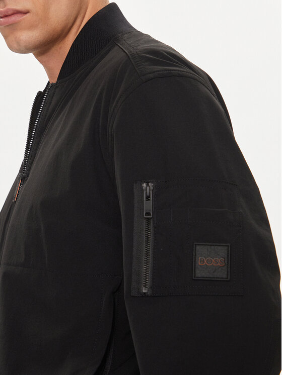 BOSS Boss Bomber Obear 50521480 Crna Regular Fit