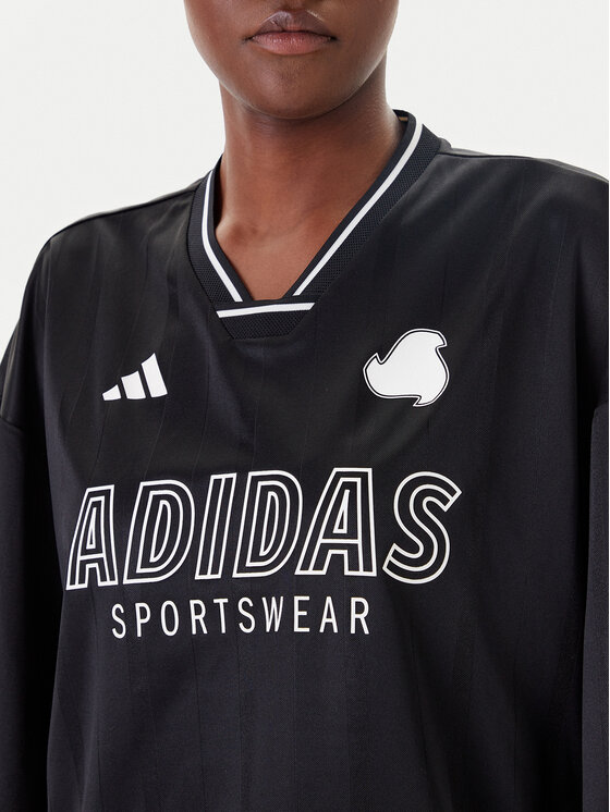 adidas adidas T-Shirt Tiro Cut 3-Stripes JG4097 Czarny Oversize