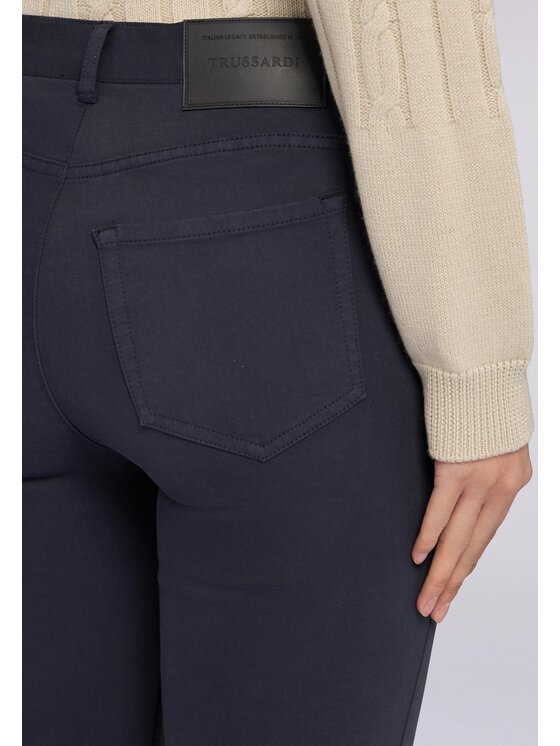 Trussardi Trussardi Pantaloni di tessuto P7039100289N034 Celeste Skin Fit