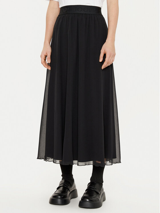 JOOP! JOOP! Midi sijonas 58 S58Schirin 10018884 30044850 Juoda Regular Fit