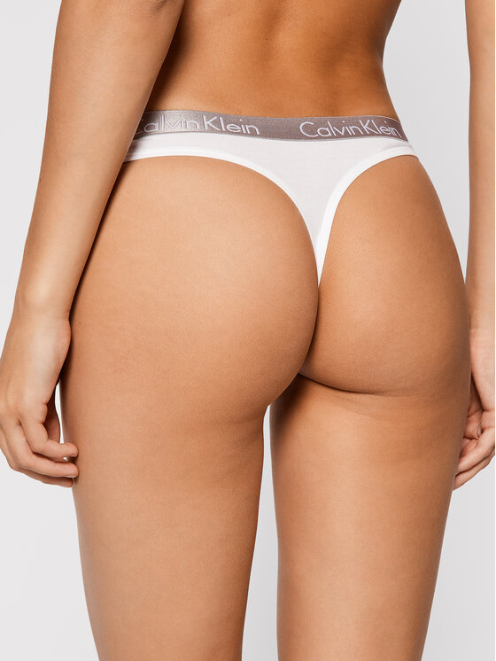 Calvin Klein Underwear Calvin Klein Underwear Στρίνγκ 000QD3539E Λευκό
