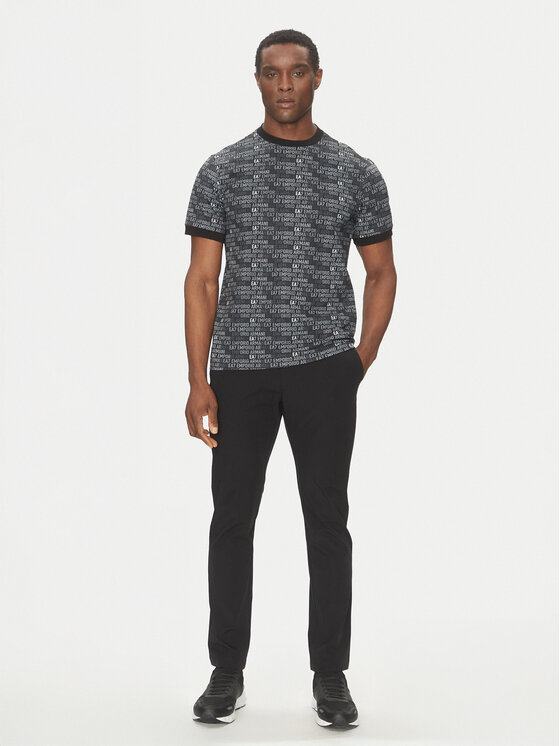 EA7 Emporio Armani EA7 Emporio Armani T-Shirt 7M000208 AF12874 UC001 Czarny Regular Fit
