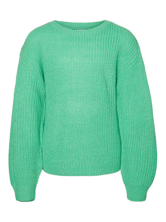 Vero Moda Girl Vero Moda Girl Megztinis Sayla 10272974 Žalia Regular Fit