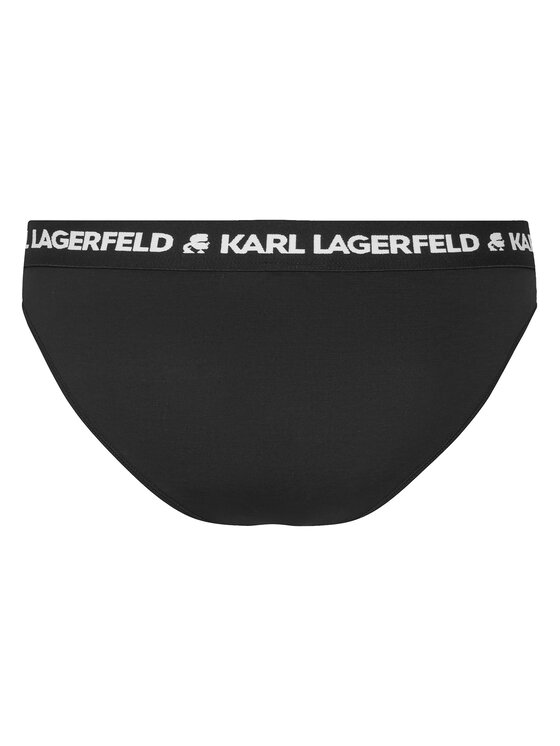 KARL LAGERFELD KARL LAGERFELD Klasične spodnje hlačke A1W47009 Črna