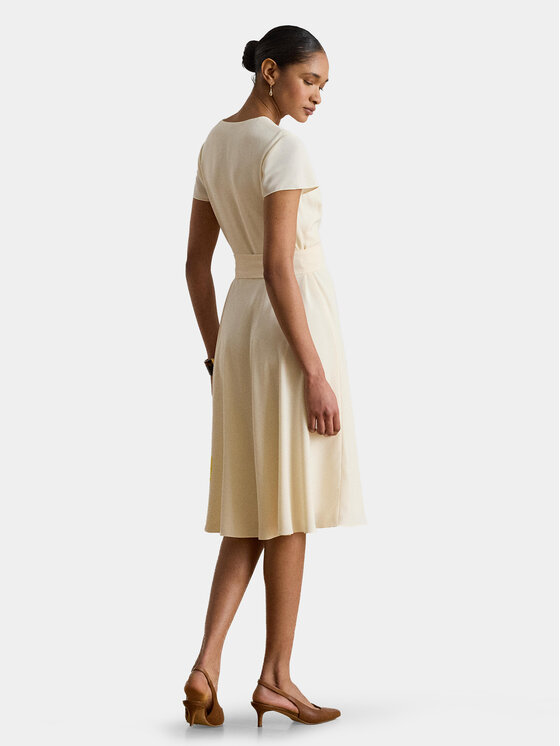LAUREN RALPH LAUREN LAUREN RALPH LAUREN Koktejlové šaty 200P13812005 Krémová Regular Fit