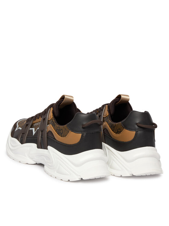 Guess Guess Sneakersy FMPBEU FAL12 Hnědá