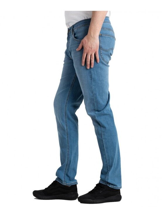 Lee Lee Jeansy DAREN ZIP FLY Niebieski Straight Fit