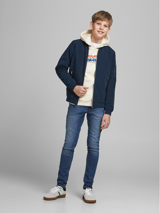Jack&Jones Junior Jack&Jones Junior Μπόμπερ μπουφάν Rush 12182385 Σκούρο μπλε Regular Fit