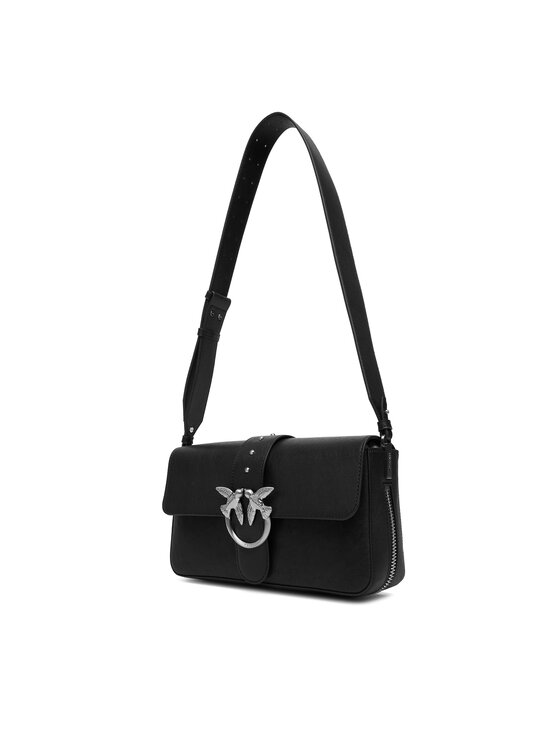 PINKO PINKO Handtasche Love One Slouchy Zip Classic AI 25-26 PLTT 105081 A2JG Schwarz