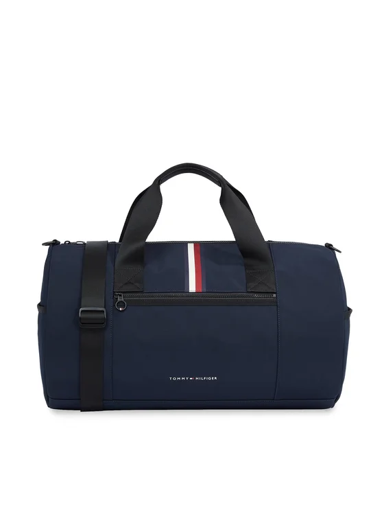 Tommy Hilfiger Tasche Th Skyline Stripe Duffle AM0AM12089 Dunkelblau