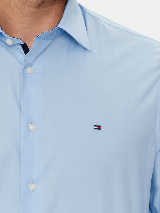 Tommy Hilfiger Tommy Hilfiger Πουκάμισο MW0MW35810 Γαλάζιο Regular Fit