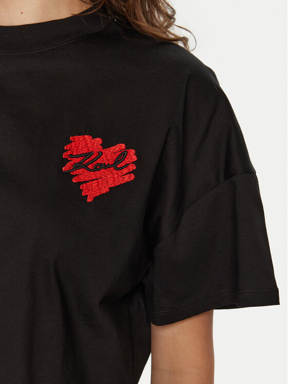 KARL LAGERFELD KARL LAGERFELD T-Shirt A1W17074 Μαύρο Regular Fit