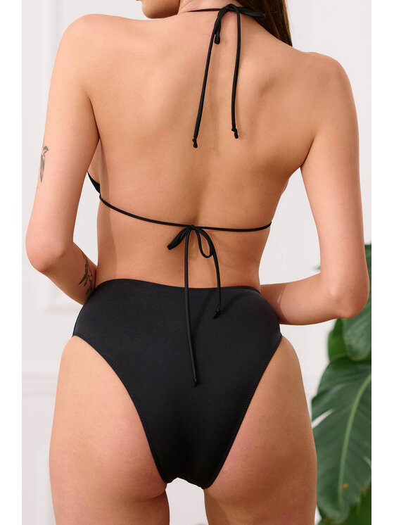 Love and Hate Love and Hate Bikini pezzo sopra Oahu Nero