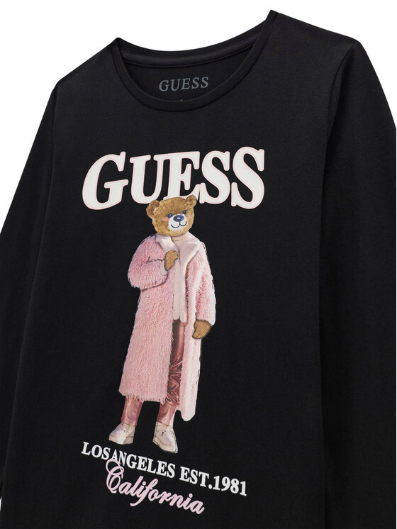 Guess Guess Блузка J6BI12 K5793 Чорний Regular Fit