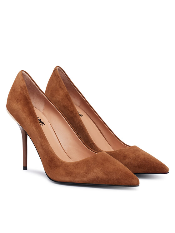 LOVE MOSCHINO LOVE MOSCHINO Čevlji z visoko peto JA10459G0PJA0210 Rjava