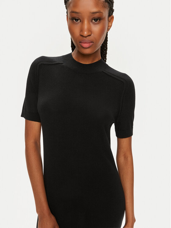 Calvin Klein Calvin Klein Rochie tricotată K20K207221 Negru Slim Fit