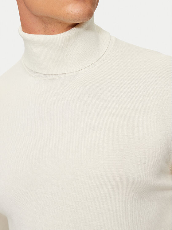 Only & Sons Only & Sons Rollkragenpullover Wyler 22020879 Écru Regular Fit