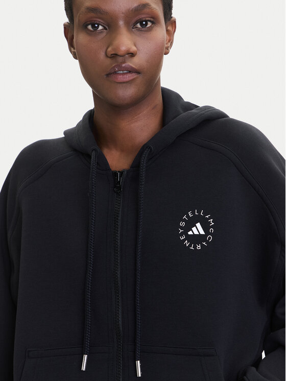 adidas by Stella McCartney adidas by Stella McCartney Felpa JF6337 Nero Loose Fit