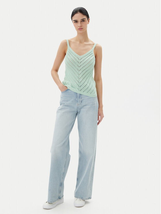 Vero Moda Vero Moda Marškinėliai Peru 10326463 Žalia Regular Fit