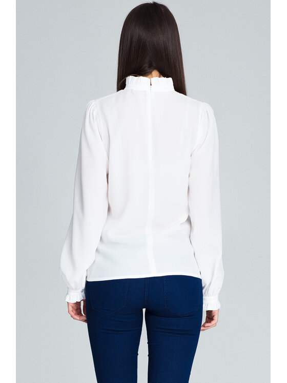 FIGL FIGL Blúzka M595 Écru Regular Fit