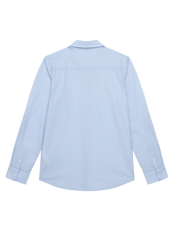 Guess Guess Hemd L6RH02 WE5W0 Blau Regular Fit