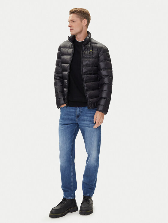 Blauer Blauer Μπουφάν πουπουλένιο 25WBLUC03090 Μαύρο Regular Fit