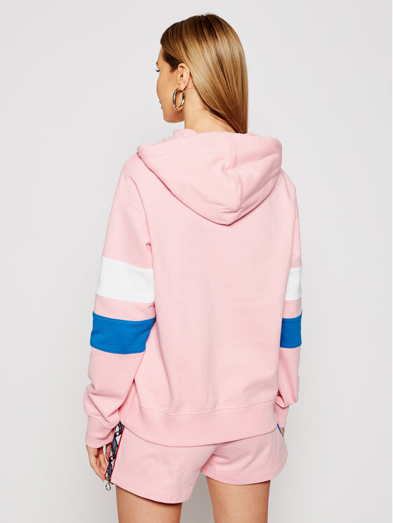 Champion Champion Felpa Graphic 112758 Rosa Custom Fit