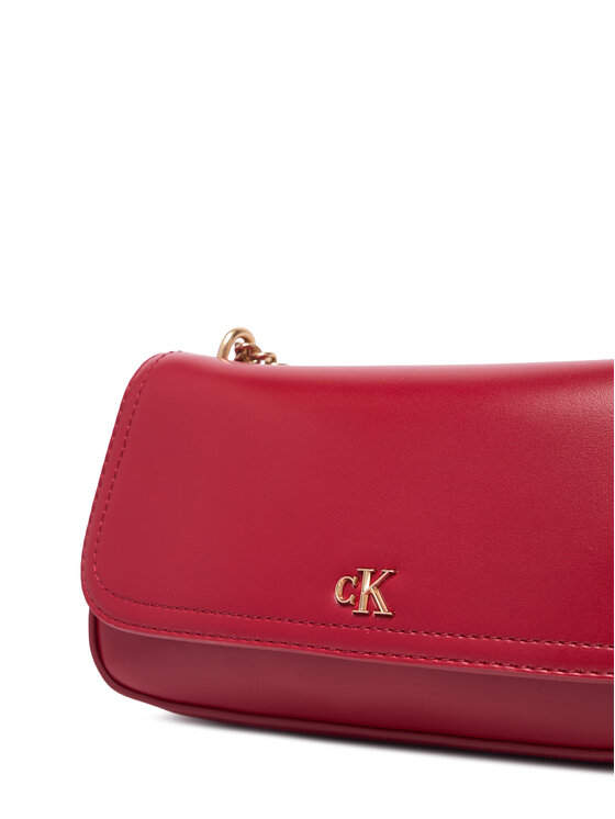 Calvin Klein Calvin Klein Kabelka Ck Convertible Chain Small Bag LV04F3172G Červená