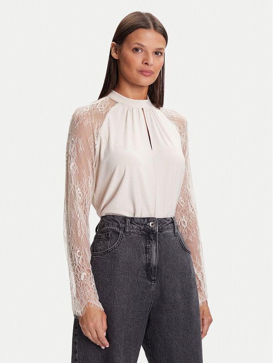 Vero Moda Vero Moda Majica Milla 10334620 Bež Loose Fit